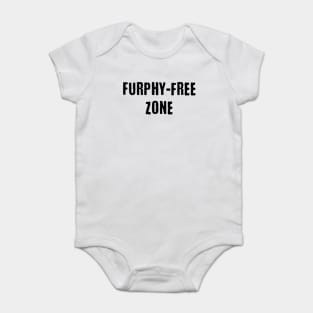 Furphy-Free Zone, funny Australian slang design Baby Bodysuit